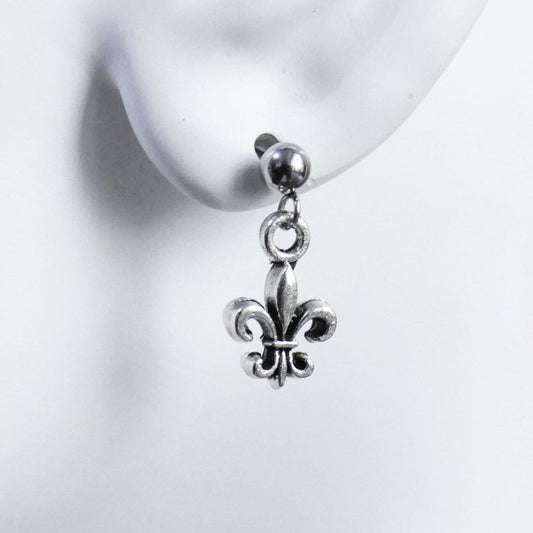 Flower charm earrings - customizable, flower, ,