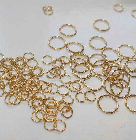 20x Gold Stainless Steel Jump Rings 7mm/8mm/10mm/12mm Jump Rings G368